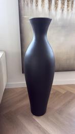 Hoge grote exlusieve chique Zwarte vaas 96cm, Overige kleuren, Ophalen of Verzenden, Minder dan 50 cm, Glas