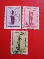 Ivoorkust 1991, 3 pzs museum pieces, Postzegels en Munten, Postzegels | Afrika, Overige landen, Verzenden, Gestempeld