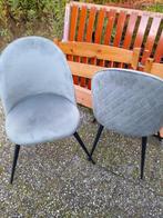 Prachtige design kuip stoelen, Ophalen, Zo goed als nieuw, Grijs, Twee