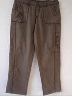 Maat 40 - katoenen broek van Yessica - kaki, Maat 38/40 (M), Overige kleuren, Yessica, Ophalen of Verzenden