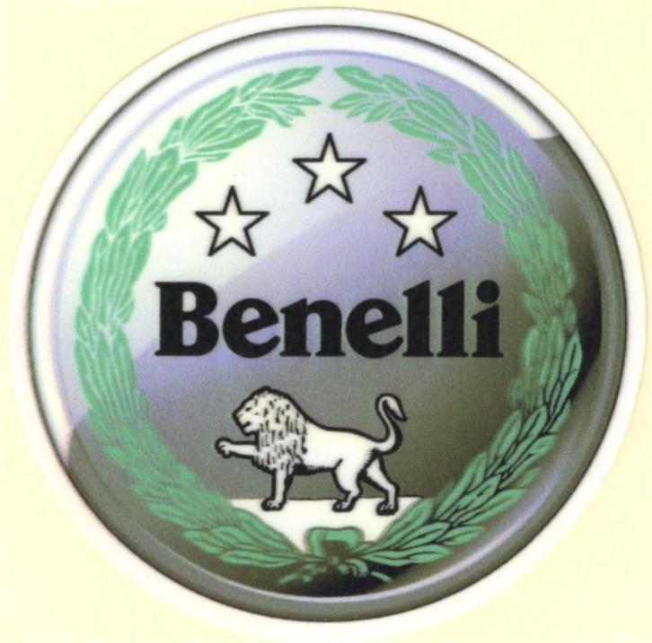 Benelli sticker #6, Motoren, Accessoires | Stickers, Ophalen of Verzenden