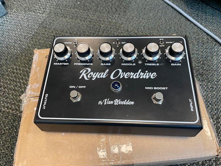 Van Weelden Royal Overdrive (serial 177), Muziek en Instrumenten, Versterkers | Bas en Gitaar, Zo goed als nieuw, Gitaar, Minder dan 50 watt