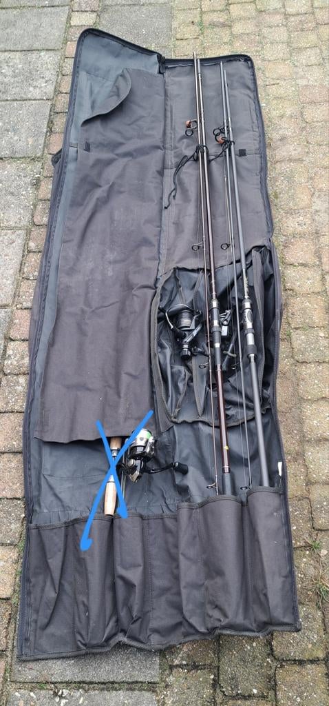 2 werphengels inclusief opbergtas te koop, Ophalen, Werphengel