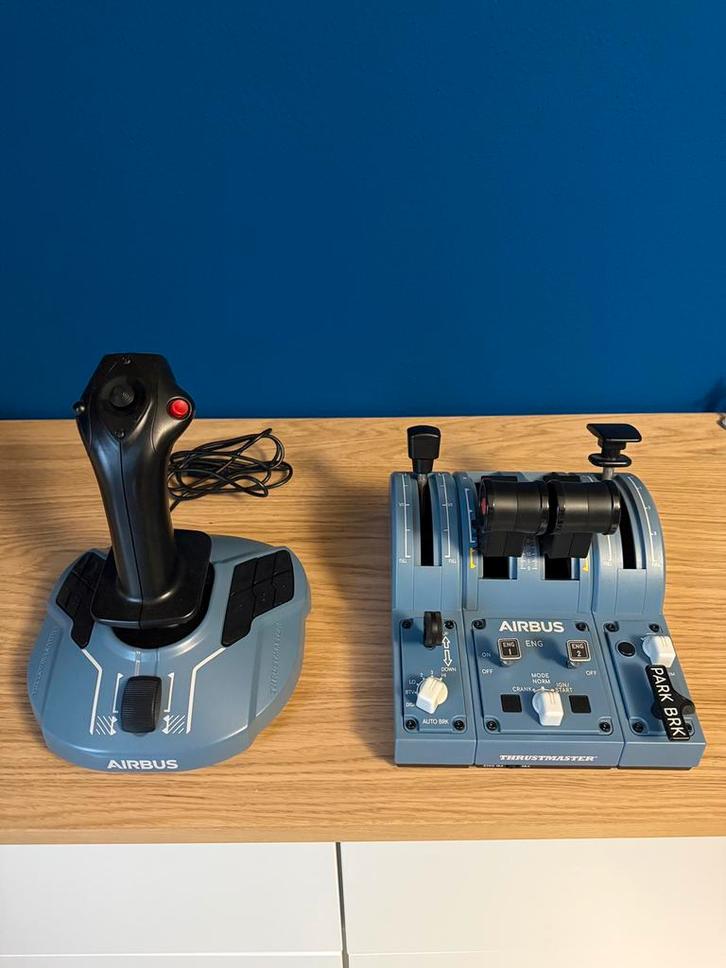 Thrustmaster TCA Captain Pack Airbus Edition PC, Computers en Software, Joysticks, Zo goed als nieuw, Ophalen of Verzenden