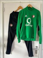 Feyenoord trainingspak Adidas Zwart/Groen Maat M/Maat S, Maat M, Ophalen of Verzenden, Gebruikt, Trainingspak