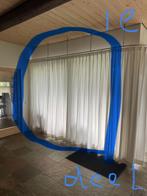 Gordijnen off wit, in 4 delen 11.10 meter, Ophalen, Gebruikt, Wit, 200 cm of meer