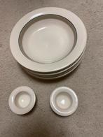 Arabia seita 6 diepeborden +2 eierdoppen, Verzenden, Zo goed als nieuw, Overige stijlen, Bord(en)