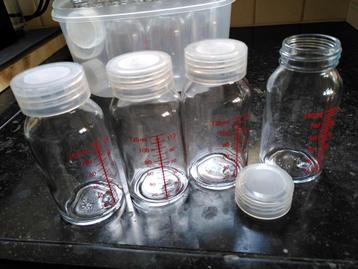 20 stuks Sterifeed glazen flessen 120ml beschikbaar voor biedingen