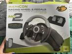 Microcon Racing Wheel & Pedalen - Xbox 360, Spelcomputers en Games, Ophalen of Verzenden, Gebruikt