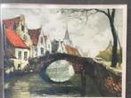 Schilderij van “van Doorn” ….. Vieux Bruges, Antiek en Kunst, Ophalen of Verzenden