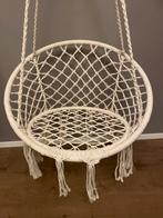 Leuke witte hangstoel (plafond bevestiging), Huis en Inrichting, Stoelen, Ophalen, Zo goed als nieuw, Wit, Eén