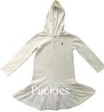 Maat 122 Ralph Lauren polojurk crème *NIEUW*, Meisje, Nieuw, Ophalen of Verzenden, Jurk of Rok