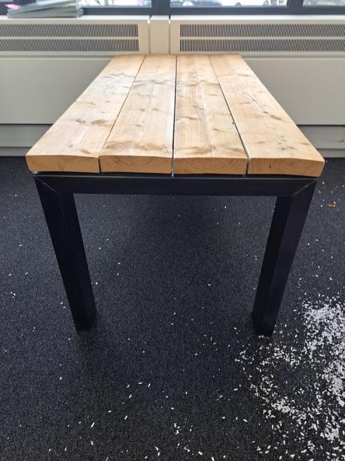 Industriële eettafel/ bureau 3 stuks beschikbaar, Huis en Inrichting, Tafels | Eettafels, Zo goed als nieuw, 50 tot 100 cm, 100 tot 150 cm