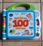 V Tech interactief boek "Mijn eerste 100 woordjes", Ophalen, Zo goed als nieuw, 6 maanden tot 2 jaar