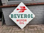 Beverol Motor Oil Emaille Reclamebord, Verzamelen, Merken en Reclamevoorwerpen, Ophalen, Reclamebord, Gebruikt, .