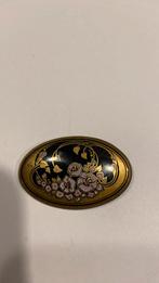 Broche vintage Michaela Frey handwerk, Ophalen of Verzenden, Goud, Broche, Verguld