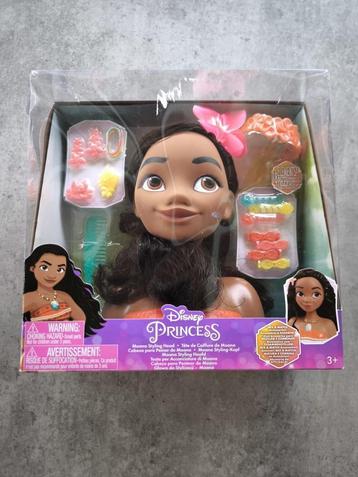 Just Play Disney Princess Basic Moana stylinghoofd beschikbaar voor biedingen