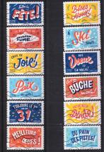 Frankrijk, serie "kleine woorden-groot feest" 2024-35, Verzenden, Gestempeld