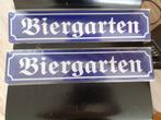 biergarten NIEUWE bordjes, Ophalen of Verzenden, Nieuw
