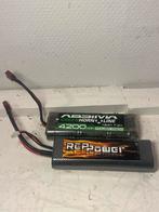 2x rc lipo’s, Hobby en Vrije tijd, Modelbouw | Radiografisch | Auto's, Ophalen of Verzenden