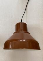 Herda jaren 70 hanglamp van bruin metaal, Verzamelen, Retro, Ophalen of Verzenden