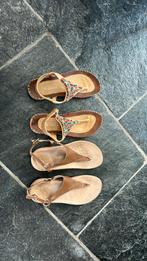 Vionic leren slippers cognac 39, Kleding | Dames, Schoenen, Bruin, Ophalen of Verzenden, Zo goed als nieuw, Vionic