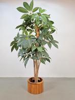 Vintage Planter eiken hout plantenbak scandinavisch design, 25 tot 40 cm, Overige materialen, N, Rond