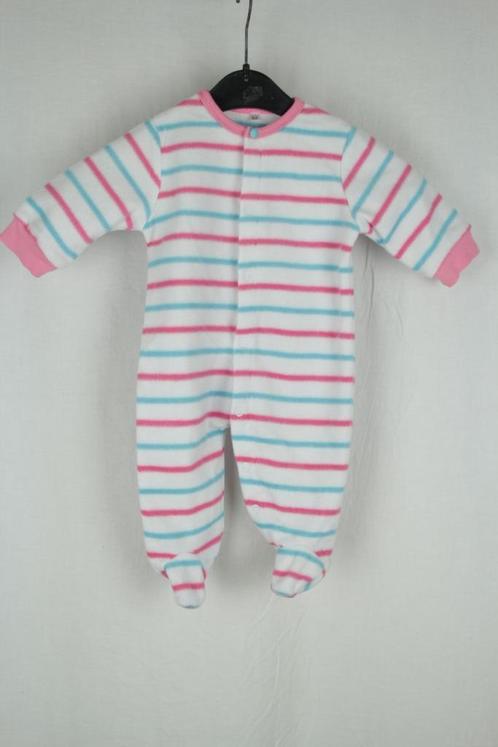 Schattig gestreept fleecepakje.Mt 62., Kinderen en Baby's, Babykleding | Maat 62, Zo goed als nieuw, Meisje, Pakje, Ophalen of Verzenden