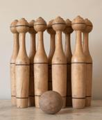 Set oude brocante kegels uit Frankrijk, Ophalen of Verzenden