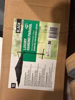 Zwarte Zweefparasol - 400cm Diameter, Ophalen, Kantelbaar, Nieuw, Zweefparasol