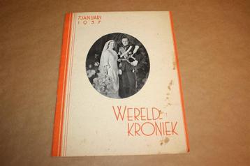 Wereldkroniek - Januari 1937 beschikbaar voor biedingen