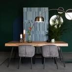 Actie Showmodel Eettafel met 4 stoelen, Ophalen, Nieuw, 50 tot 100 cm, Vijf personen of meer