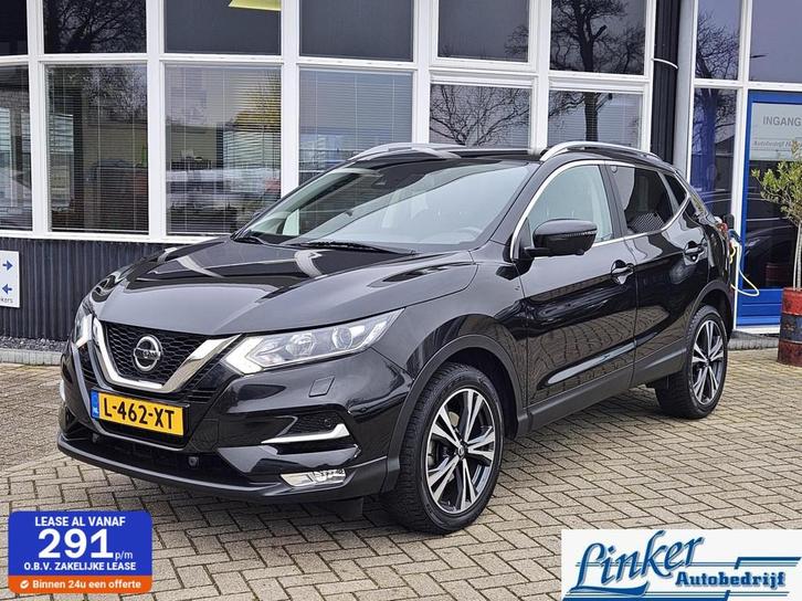 Nissan Qashqai 1.3 DIG-T N-Connecta 159PK PANO 360CAM TREKH, Auto's, Nissan, Bedrijf, Te koop, Qashqai, 360° camera, ABS, Airbags