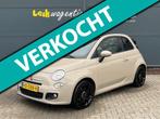 Fiat 500 C 0.9 TwinAir Turbo 500S Cabrio *climate *16” *NL, Auto's, Leder en Stof, Origineel Nederlands, Bedrijf, Handgeschakeld