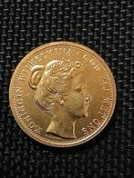 Gouden 10 Gulden Wilhelmina 1898 verguld naslag tientje, Verzenden, Goud, Koningin Wilhelmina, Losse munt