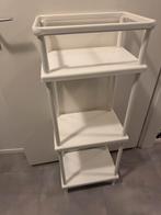 Wit metalen rek stellingkast ikea dynan, Huis en Inrichting, Kasten | Stellingkasten, Ophalen of Verzenden, Zo goed als nieuw