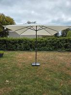 Nieuwe parasol 3x3m plus voet van 40 kg., Tuin en Terras, Parasols, Ophalen, Nieuw, Zweefparasol