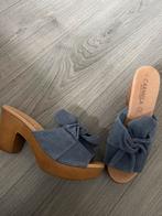 Carmela leren klompjes / clocqs maat 41, Blauw, Zo goed als nieuw, Carmela, Sandalen of Muiltjes