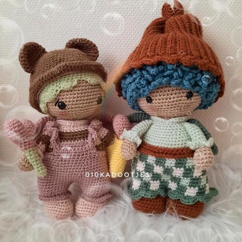 Nieuwe zelfgehaakte knuffels. Lieve meisjes en jongens pop., Kinderen en Baby's, Speelgoed | Knuffels en Pluche, Nieuw, Overige typen