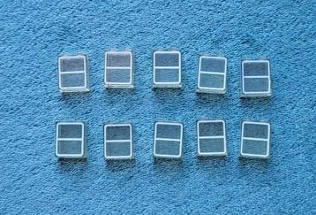 Lego trein blauwe rails wagon (set 137 & 182) ramen.  beschikbaar voor biedingen