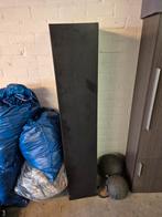 Moderne zwarte kast, 150cm hoog, Ophalen of Verzenden, Gebruikt