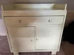 Oud hout kastje commode brocante groen, Ophalen of Verzenden