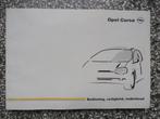 Opel Corsa C + handleiding + november 1999 + 192 blz. +, Auto diversen, Ophalen of Verzenden