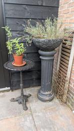 Terracotta pilaar, sokkel of planten zuil, Tuin en Terras, Tuinvazen, Ophalen, Gebruikt