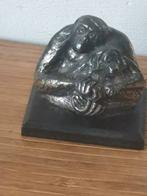 Wnf verzilverd beeldje nr 3 orang oetan met jong, Ophalen