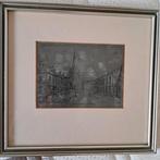 Gegraveerde afbeelding van heikese kerk en stadhuis tilburg, Antiek en Kunst, Kunst | Etsen en Gravures, Ophalen of Verzenden