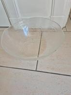 Glazen schaal met tulpen, Schaal, Rond, Ophalen of Verzenden, Glas