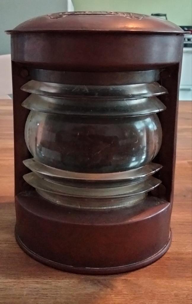 Koperen Heklicht / Scheepslantaarn, Antiek en Kunst, Antiek | Lampen, Ophalen of Verzenden