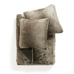 Luxe Bont Plaid Grijze Wolf Deken 150x200 + 2 kussens 45x45, Ophalen of Verzenden, Zo goed als nieuw