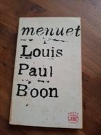 Louis Paul Boon - Menuet, Ophalen of Verzenden, Gelezen, België